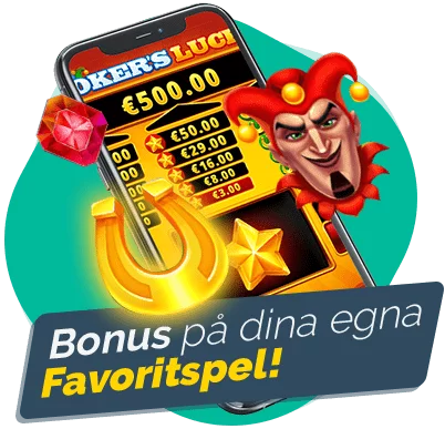 Tillgängliga spel med casinobonusar